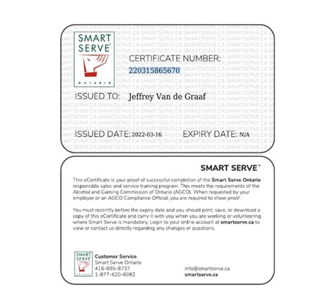 get new smart serve card|smart serve certification for uber.